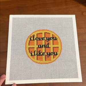 Needlepoint canvas-parks and rec